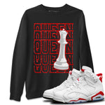 Jordan 6 Red Velvet Cookies Sneaker Match Tees Queen Sneaker Tees Jordan 6 Red Velvet Cookies Sneaker Release Tees Unisex Shirts