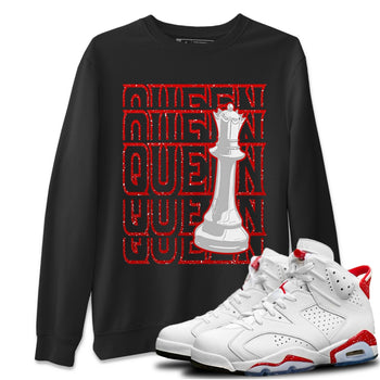 Jordan 6 Red Velvet Cookies Sneaker Match Tees Queen Sneaker Tees Jordan 6 Red Velvet Cookies Sneaker Release Tees Unisex Shirts