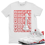 Jordan 6 Red Velvet Cookies Sneaker Match Tees Queen Sneaker Tees Jordan 6 Red Velvet Cookies Sneaker Release Tees Unisex Shirts