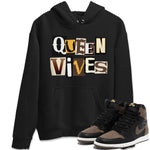 Jordan 1s Palomino shirt to match jordans Queen Vibes sneaker tees Air Jordan 1 Palomino SNRT Sneaker Release Tees Unisex Black 1 T-Shirt