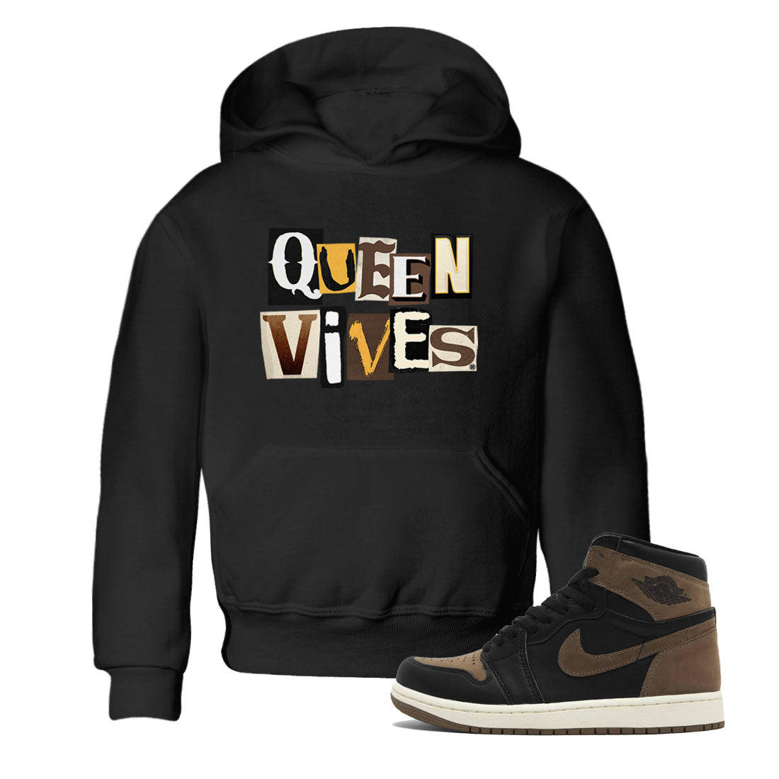 Jordan 1s Palomino shirt to match jordans Queen Vibes sneaker tees Air Jordan 1 Palomino SNRT Sneaker Release Tees Baby Toddler Black 1 T-Shirt