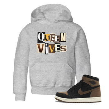 Jordan 1s Palomino shirt to match jordans Queen Vibes sneaker tees Air Jordan 1 Palomino SNRT Sneaker Release Tees Baby Toddler Heather Grey 1 T-Shirt