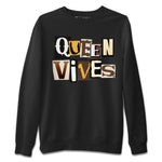 Jordan 1s Palomino shirt to match jordans Queen Vibes sneaker tees Air Jordan 1 Palomino SNRT Sneaker Release Tees Unisex Black 2 T-Shirt