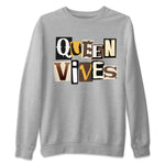 Jordan 1s Palomino shirt to match jordans Queen Vibes sneaker tees Air Jordan 1 Palomino SNRT Sneaker Release Tees Unisex Heather Grey 2 T-Shirt