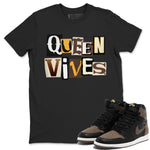 Jordan 1s Palomino shirt to match jordans Queen Vibes sneaker tees Air Jordan 1 Palomino SNRT Sneaker Release Tees Unisex Black 1 T-Shirt