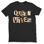 Jordan 1s Palomino shirt to match jordans Queen Vibes sneaker tees Air Jordan 1 Palomino SNRT Sneaker Release Tees Unisex Black 2 T-Shirt