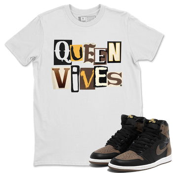 Jordan 1s Palomino shirt to match jordans Queen Vibes sneaker tees Air Jordan 1 Palomino SNRT Sneaker Release Tees Unisex White 1 T-Shirt