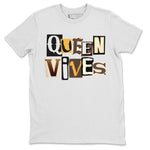 Jordan 1s Palomino shirt to match jordans Queen Vibes sneaker tees Air Jordan 1 Palomino SNRT Sneaker Release Tees Unisex White 2 T-Shirt