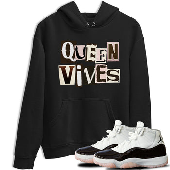 Air Jordan 11 Neapolitan shirt to match jordans Queen Vibes sneaker tees Jordan 11 WMNS Neapolitan SNRT Sneaker Release Tees Unisex Black 1 T-Shirt