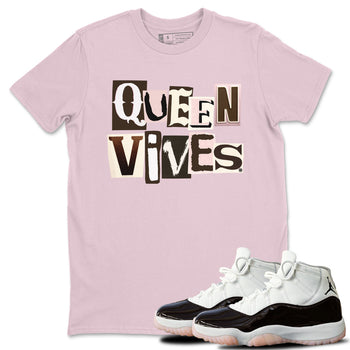 Air Jordan 11 Neapolitan shirt to match jordans Queen Vibes sneaker tees Jordan 11 WMNS Neapolitan SNRT Sneaker Release Tees Unisex Pink 1 T-Shirt