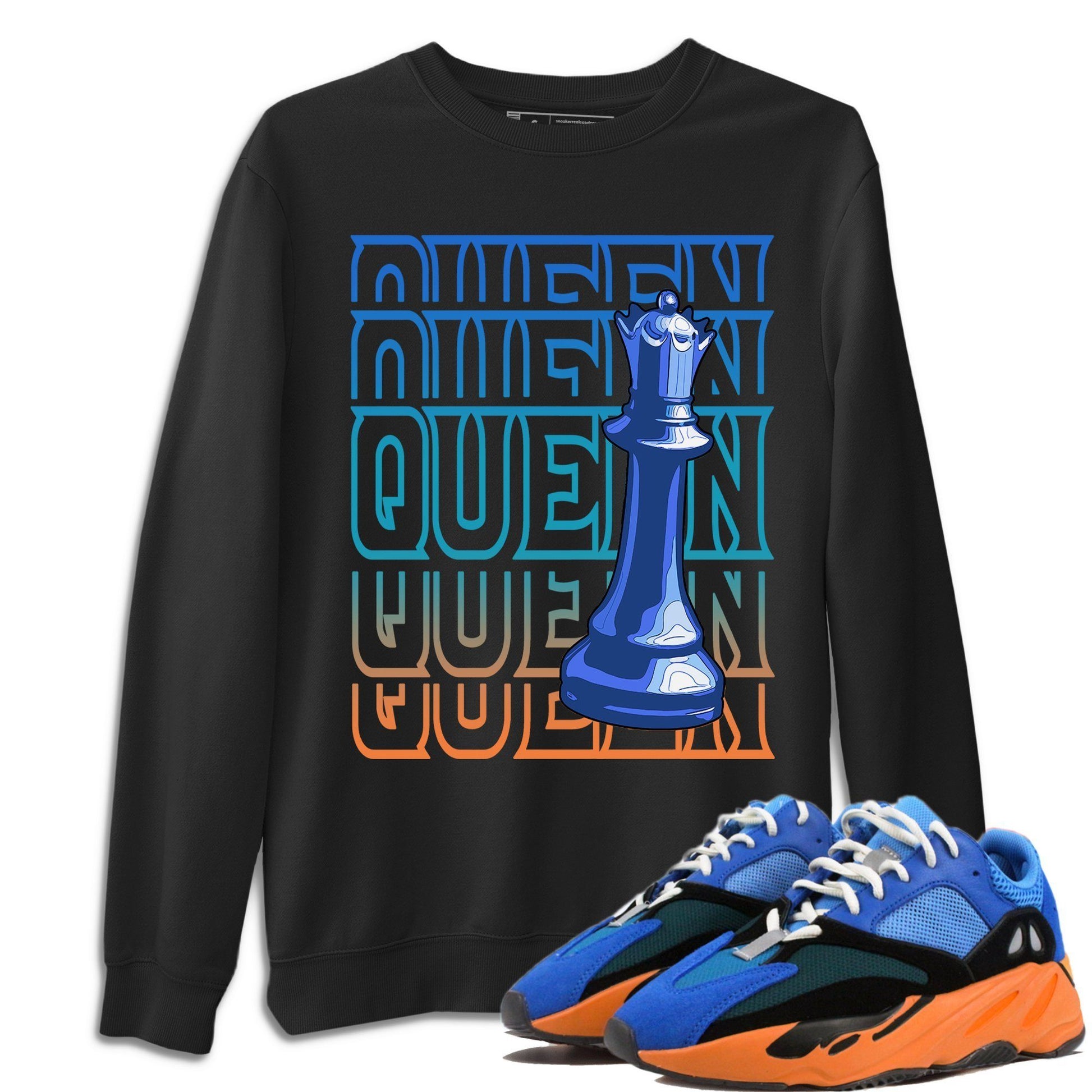 Yeezy 700 Bright Blue Sneaker Match Tees Queen Sneaker Tees Yeezy 700 Bright Blue Sneaker Release Tees Unisex Shirts