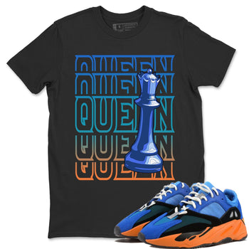 Yeezy 700 Bright Blue Sneaker Match Tees Queen Sneaker Tees Yeezy 700 Bright Blue Sneaker Release Tees Unisex Shirts