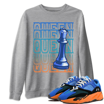 Yeezy 700 Bright Blue Sneaker Match Tees Queen Sneaker Tees Yeezy 700 Bright Blue Sneaker Release Tees Unisex Shirts