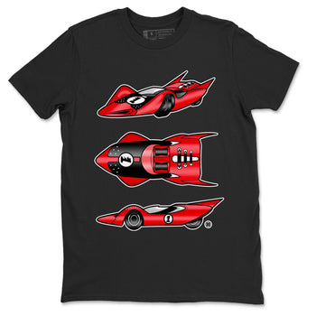 Air Jordan 1 Satin Bred Sneaker Match Tees Race Car Sneaker Tees Jordan 1 High OG Satin Bred Sneaker Release Tees Unisex Shirts Black 2