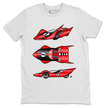 Air Jordan 1 Satin Bred Sneaker Match Tees Race Car Sneaker Tees Jordan 1 High OG Satin Bred Sneaker Release Tees Unisex Shirts White 2