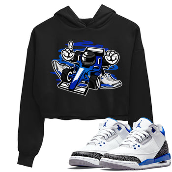 Jordan 3 Racer Blue Sneaker Match Tees Racer Sneaker Tees Jordan 3 Racer Blue Sneaker Release Tees Women's Shirts