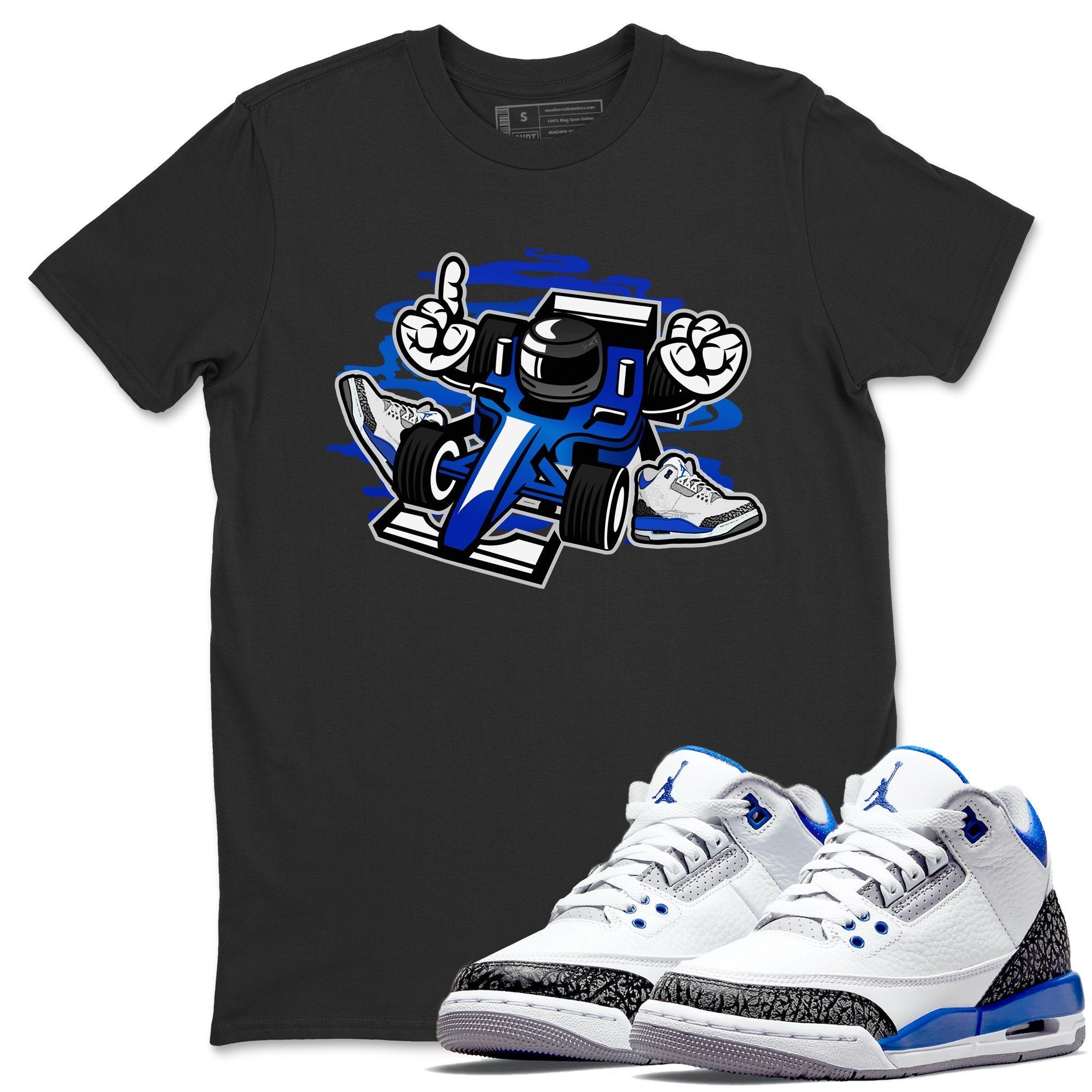 Jordan 3 Racer Blue Sneaker Match Tees Racer Sneaker Tees Jordan 3 Racer Blue Sneaker Release Tees Unisex Shirts