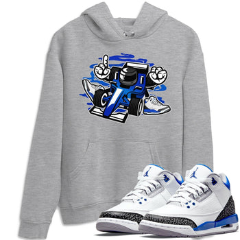 Jordan 3 Racer Blue Sneaker Match Tees Racer Sneaker Tees Jordan 3 Racer Blue Sneaker Release Tees Unisex Shirts