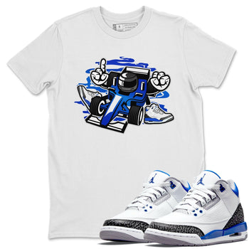 Jordan 3 Racer Blue Sneaker Match Tees Racer Sneaker Tees Jordan 3 Racer Blue Sneaker Release Tees Unisex Shirts