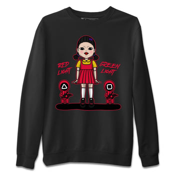Jordan 4 Red Thunder Sneaker Match Tees Red Light Green Light Sneaker Tees Jordan 4 Red Thunder Sneaker Release Tees Unisex Shirts