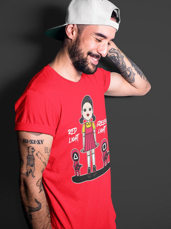 Jordan 4 Red Thunder Sneaker Match Tees Red Light Green Light Sneaker Tees Jordan 4 Red Thunder Sneaker Release Tees Unisex Shirts