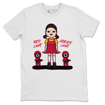 Jordan 4 Red Thunder Sneaker Match Tees Red Light Green Light Sneaker Tees Jordan 4 Red Thunder Sneaker Release Tees Unisex Shirts