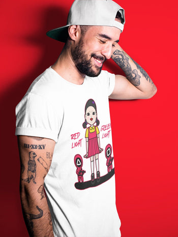 Jordan 4 Red Thunder Sneaker Match Tees Red Light Green Light Sneaker Tees Jordan 4 Red Thunder Sneaker Release Tees Unisex Shirts