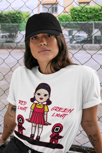 Jordan 4 Red Thunder Sneaker Match Tees Red Light Green Light Sneaker Tees Jordan 4 Red Thunder Sneaker Release Tees Unisex Shirts