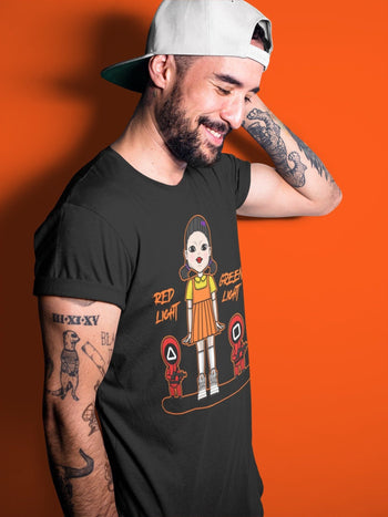 Jordan 5 Shattered Backboard Sneaker Match Tees Red Light Green Light Sneaker Tees Jordan 5 Shattered Backboard Sneaker Release Tees Unisex Shirts