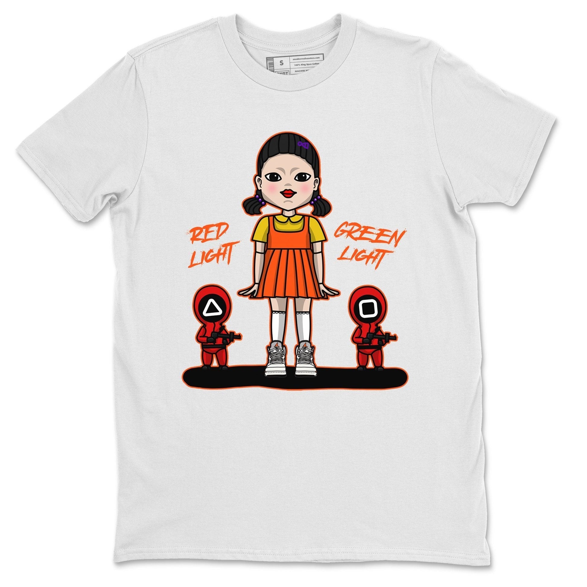 Jordan 5 Shattered Backboard Sneaker Match Tees Red Light Green Light Sneaker Tees Jordan 5 Shattered Backboard Sneaker Release Tees Unisex Shirts