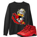 Jordan 9 Chile Red Sneaker Match Tees Red Rocket Sneaker Tees Jordan 9 Chile Red Sneaker Release Tees Unisex Shirts