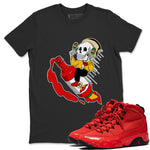 Jordan 9 Chile Red Sneaker Match Tees Red Rocket Sneaker Tees Jordan 9 Chile Red Sneaker Release Tees Unisex Shirts