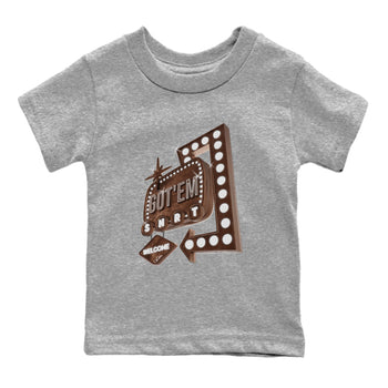 Air Force Low Chocolate shirt to match jordans Retro Leon Sign sneaker tees chocolate Nike Air Force Low Chocolate SNRT Sneaker Release Tees Baby Toddler Heather Grey 2 T-Shirt