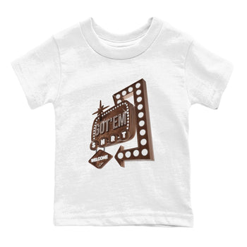 Air Force Low Chocolate shirt to match jordans Retro Leon Sign sneaker tees chocolate Nike Air Force Low Chocolate SNRT Sneaker Release Tees Baby Toddler White 2 T-Shirt