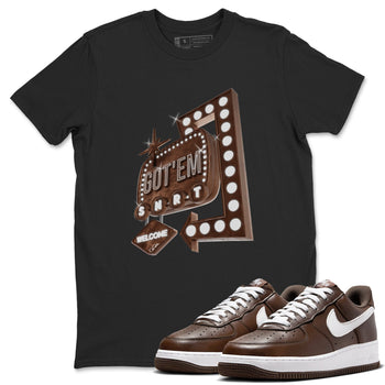 Air Force Low Chocolate shirt to match jordans Retro Leon Sign sneaker tees chocolate Nike Air Force Low Chocolate SNRT Sneaker Release Tees Unisex Black 1 T-Shirt