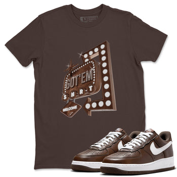 Air Force Low Chocolate shirt to match jordans Retro Leon Sign sneaker tees chocolate Nike Air Force Low Chocolate SNRT Sneaker Release Tees Unisex Dark Chocolate 1 T-Shirt