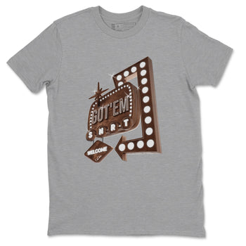 Air Force Low Chocolate shirt to match jordans Retro Leon Sign sneaker tees chocolate Nike Air Force Low Chocolate SNRT Sneaker Release Tees Unisex Heather Grey 2 T-Shirt
