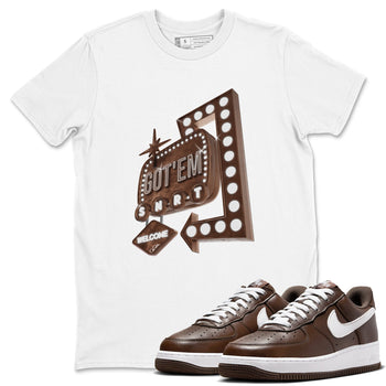 Air Force Low Chocolate shirt to match jordans Retro Leon Sign sneaker tees chocolate Nike Air Force Low Chocolate SNRT Sneaker Release Tees Unisex White 1 T-Shirt