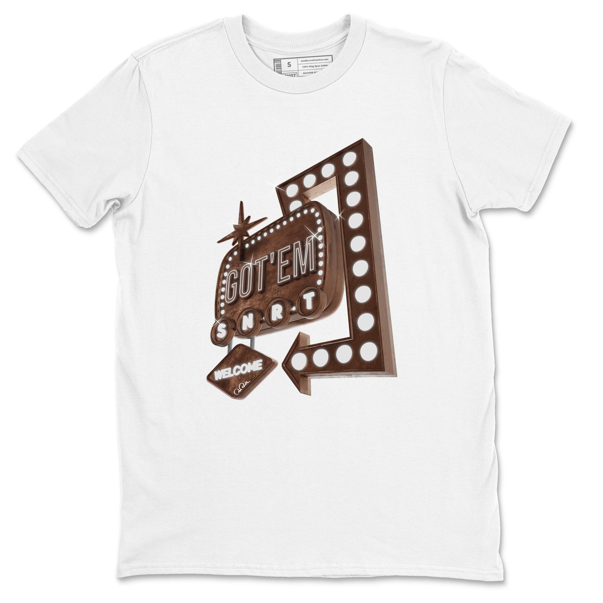 Air Force Low Chocolate shirt to match jordans Retro Leon Sign sneaker tees chocolate Nike Air Force Low Chocolate SNRT Sneaker Release Tees Unisex White 2 T-Shirt