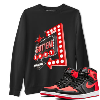 Air Jordan 1 Satin Bred shirt to match jordans Retro Neon Sign sneaker tees AJ1 Satin Bred SNRT Sneaker Release Tees Unisex Black 1 T-Shirt