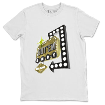 Air Jordan 1 Travis Scott Golf Olive shirt to match jordans Retro Neon Sign sneaker tees AJ1 Travis Scott Golf Olive SNRT Sneaker Release Tees Unisex White 2 T-Shirt