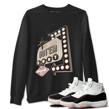 Air Jordan 11 Neapolitan shirt to match jordans Retro Neon Sign sneaker tees AJ11 Neapolitan SNRT Sneaker Release Tees Unisex Black 1 T-Shirt
