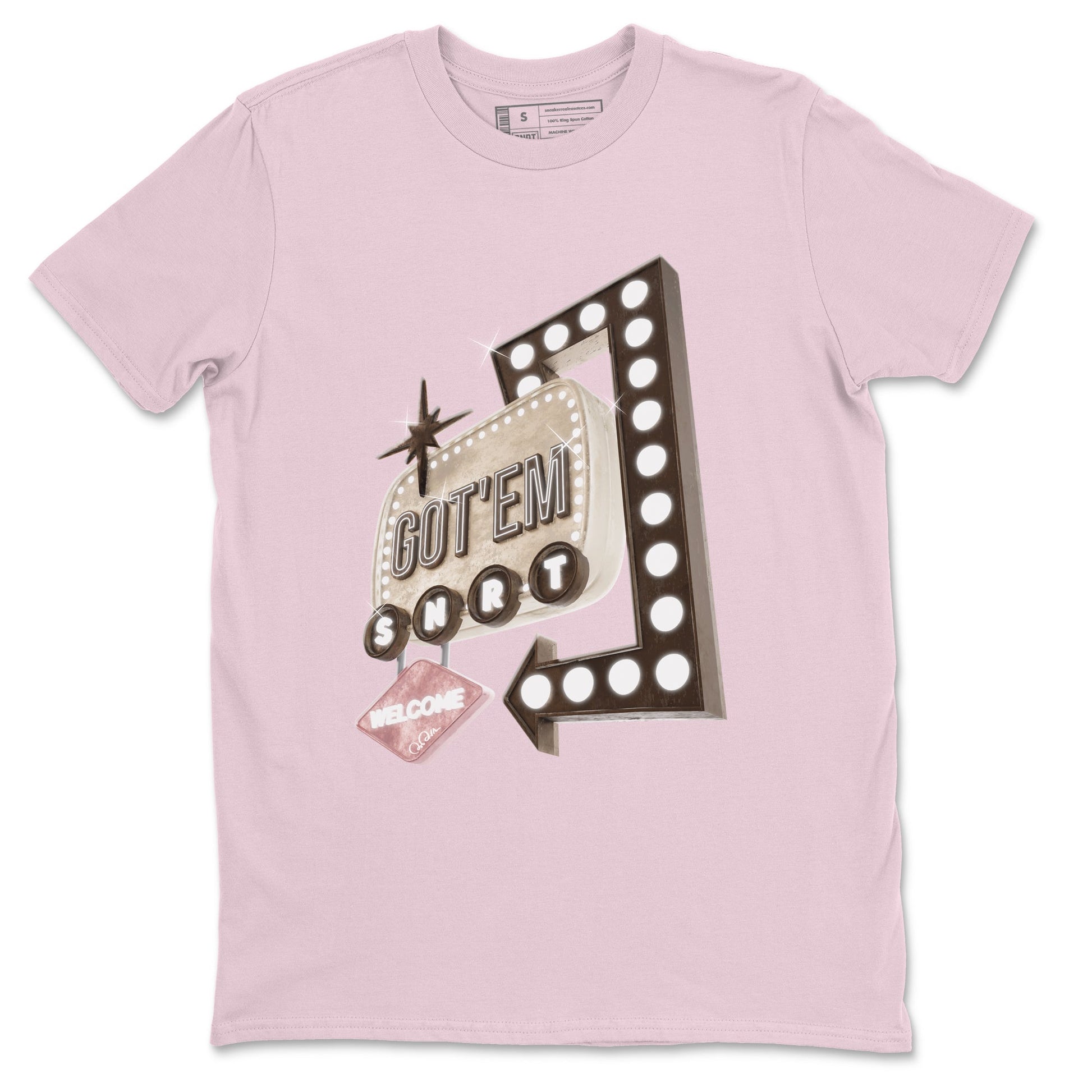 Air Jordan 11 Neapolitan shirt to match jordans Retro Neon Sign sneaker tees AJ11 Neapolitan SNRT Sneaker Release Tees Unisex Pink 2 T-Shirt