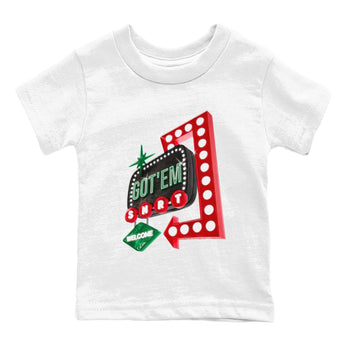 2s Christmas X-mas gift shirt to match jordans Retro Neon Sign sneaker tees Air Jordan 2 Christmas SNRT Sneaker Release Tees Baby Toddler White 2 T-Shirt
