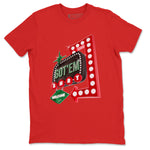 2s Christmas X-mas gift shirt to match jordans Retro Neon Sign sneaker tees Air Jordan 2 Christmas SNRT Sneaker Release Tees Unisex Red 2 T-Shirt