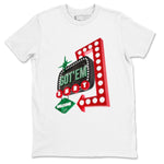 2s Christmas X-mas gift shirt to match jordans Retro Neon Sign sneaker tees Air Jordan 2 Christmas SNRT Sneaker Release Tees Unisex White 2 T-Shirt