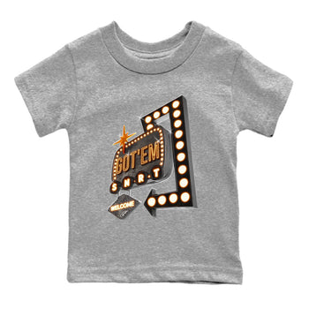 Air Jordan 3 Fear shirt to match jordans Retro Neon Sign sneaker tees AJ3 Fear SNRT Sneaker Release Tees Baby Toddler Heather Grey 2 T-Shirt