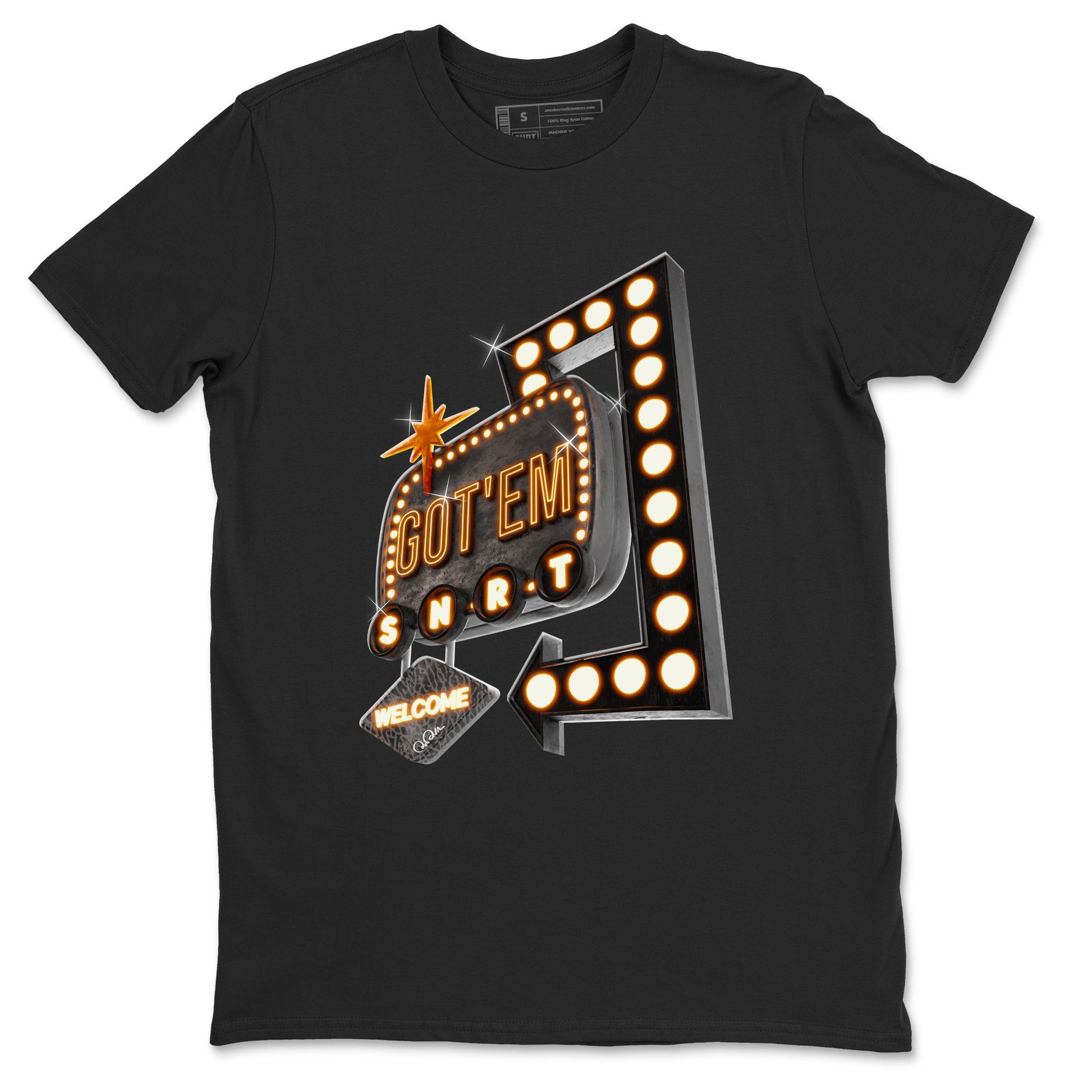 Air Jordan 3 Fear shirt to match jordans Retro Neon Sign sneaker tees AJ3 Fear SNRT Sneaker Release Tees Unisex Black 2 T-Shirt