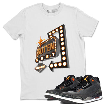 Air Jordan 3 Fear shirt to match jordans Retro Neon Sign sneaker tees AJ3 Fear SNRT Sneaker Release Tees Unisex White 1 T-Shirt