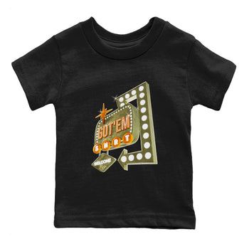 5s Olive shirt to match jordans Retro Neon Sign sneaker tees Air Jordan 5 Olive SNRT sneaker release tees baby toddler Black 2 cotton Shirt